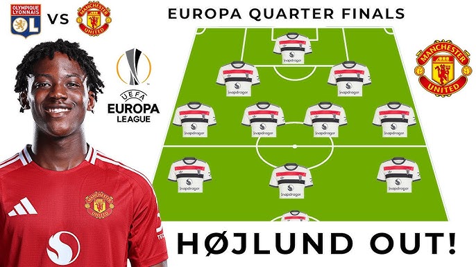 Manchester United f.c. vs olympique lyon lineups​: Two names to decide the winner; attacking trio