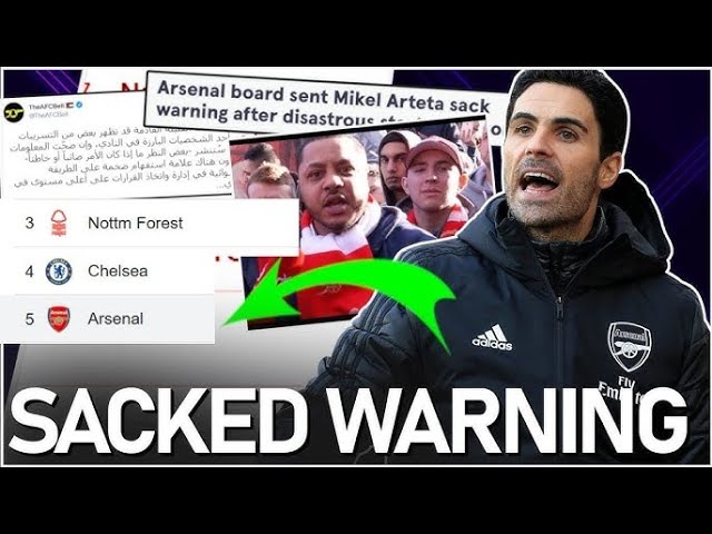 Will Arteta be sacked by Arsenal?