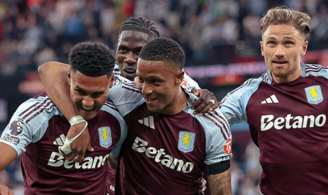 Aston Villa beat Tottenham Hotspur 2-0 on the road, temporarily placing them fifth in the Premier League.