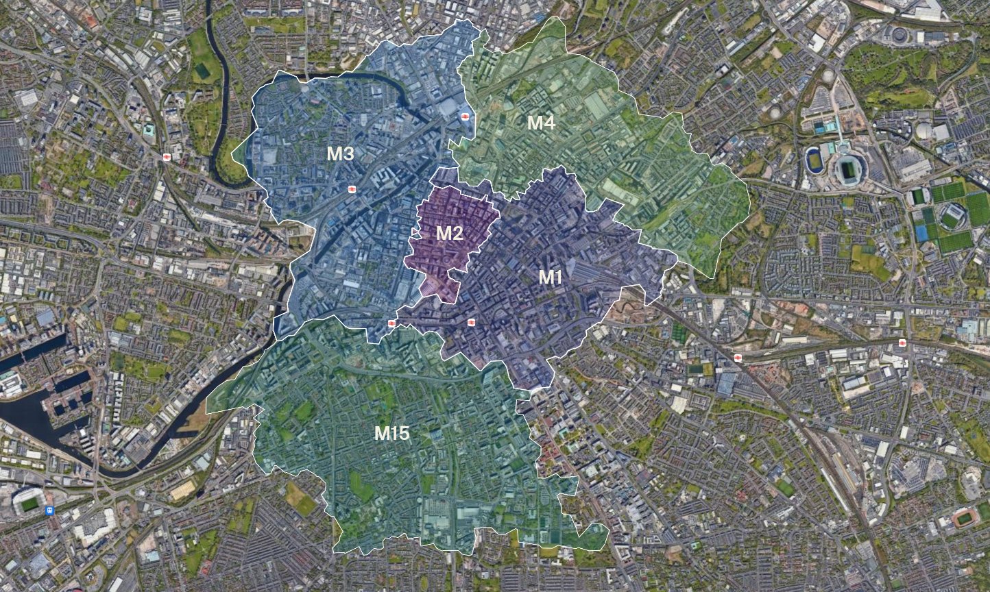 Manchester City Postcode Finder: See Codes by Area Instantly