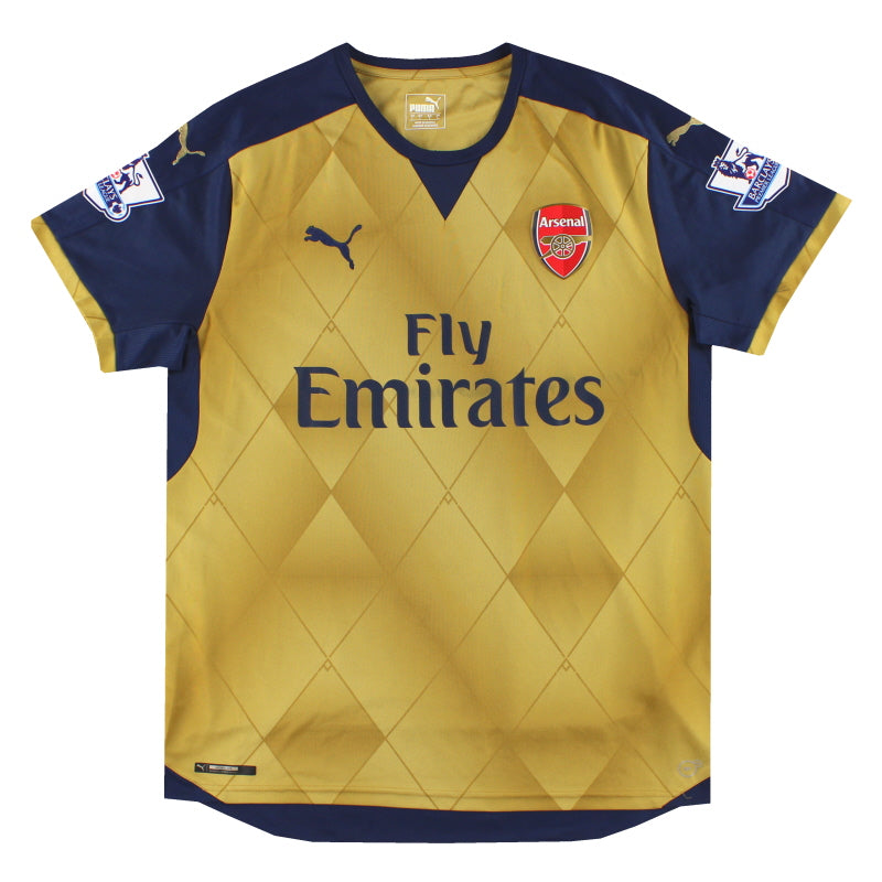 What made the 2015 arsenal yellow kit special? See classic retro look!